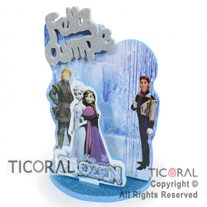 ADORNO FROZEN GOMA EVA FELIZ CUMPLEA�OS X 1